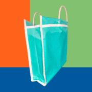 Bolsa Mediana con asa de Popote fabricada en Poliéster o Canasta - Imagen 3