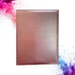 Carpeta carta de curpiel sencilla con organizador de documentos