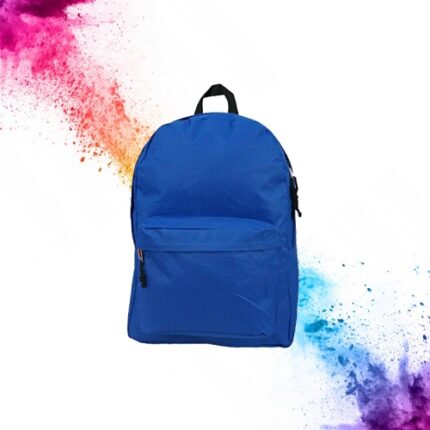 Mochila publicitaria o escolar sencilla 100 % poliester